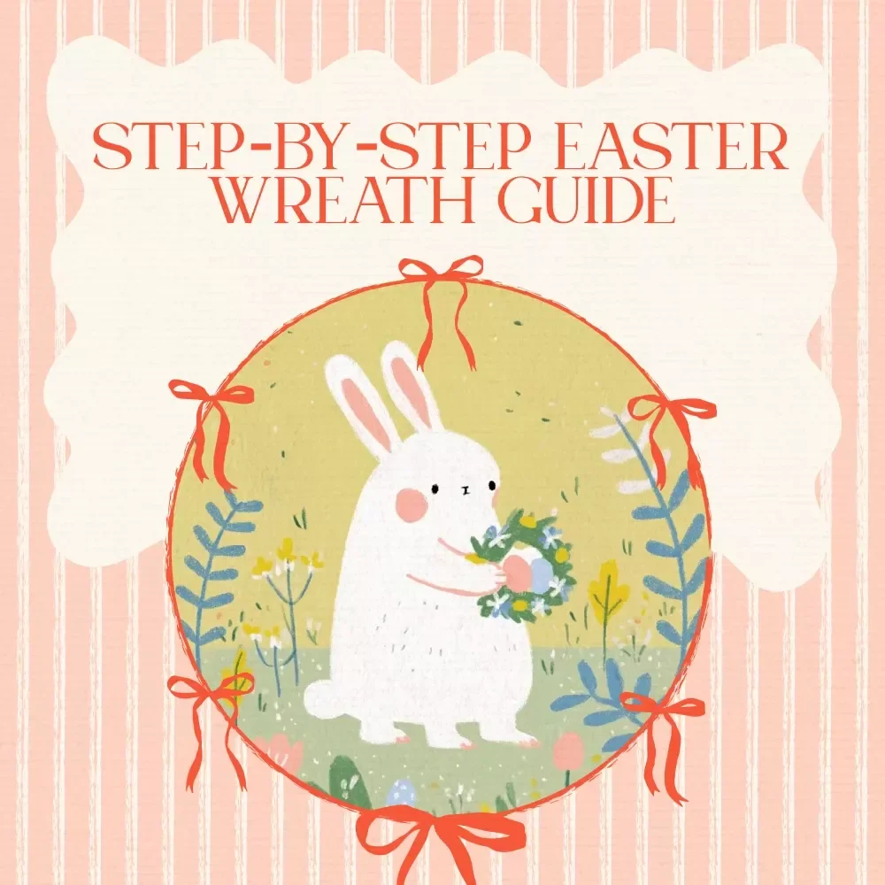 Spring Circles: Step-by-Step Easter Wreath Guide – DIY Easter Wreath Step by Step Craft Tutorial, Printable Holiday Decor Guide, Beginner-Friendly Floral Door Wreath eBook