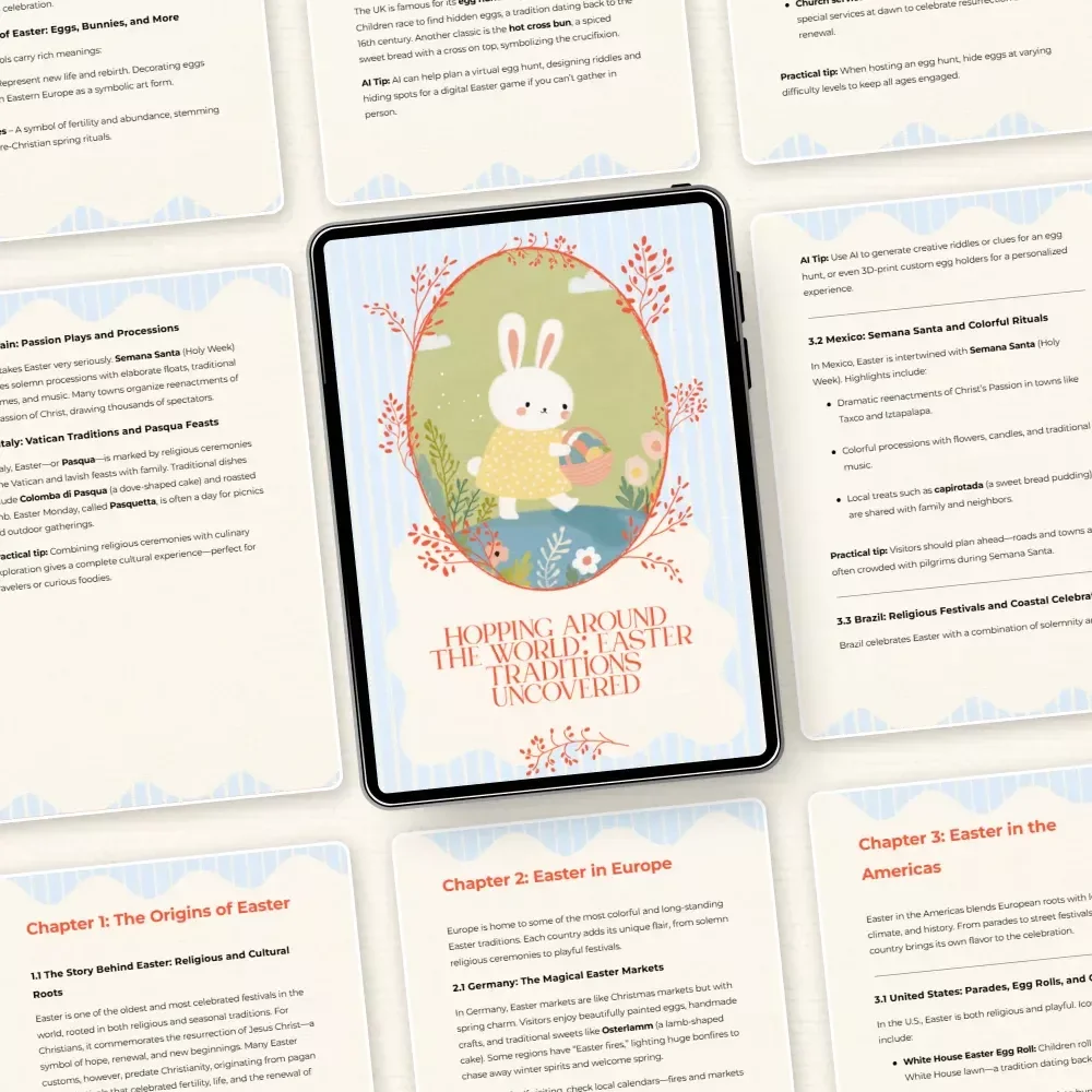 Hopping Around the World: Easter Traditions Uncovered – Explore Easter Traditions Around the World eBook