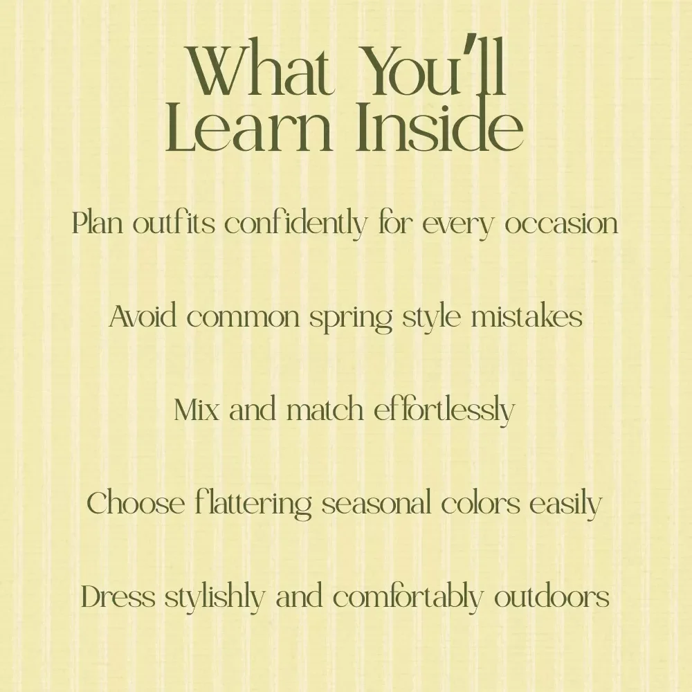 Bloom & Shine: Easter Spring Outfit Ideas You’ll Love – Spring Outfit Ideas for Easter Guide, Easter Style Checklist, Digital Download eBook