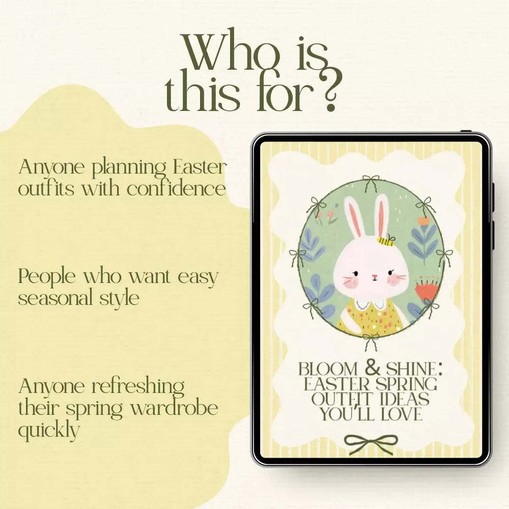 Bloom & Shine: Easter Spring Outfit Ideas You’ll Love – Spring Outfit Ideas for Easter Guide, Easter Style Checklist, Digital Download eBook
