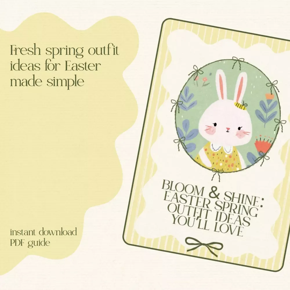 Bloom & Shine: Easter Spring Outfit Ideas You’ll Love – Spring Outfit Ideas for Easter Guide, Easter Style Checklist, Digital Download eBook