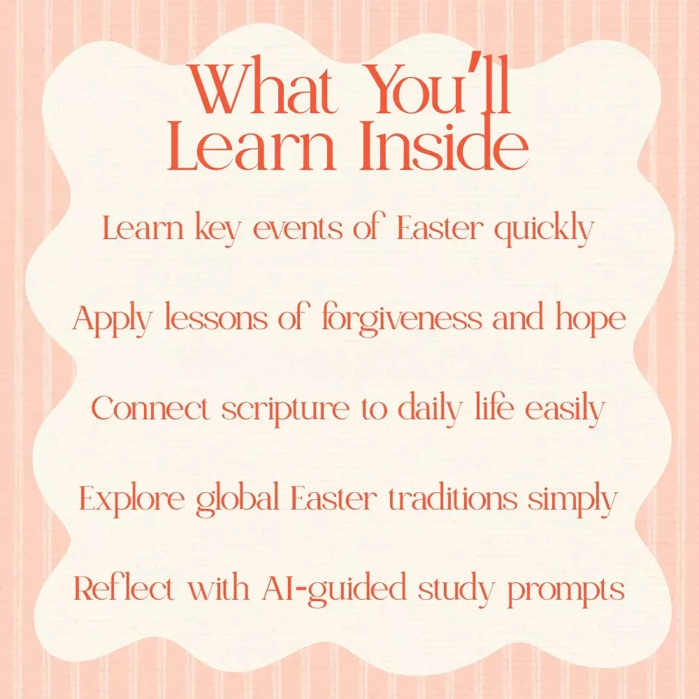 The Easter Story Unwrapped: Bible Easter Story eBook for Reflection and Faith