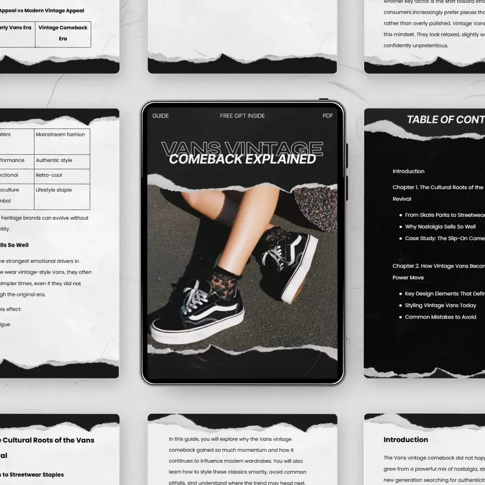 Vans Vintage Comeback Explained - A Comprehensive Guide to Styling & Spotting the Vintage Trend