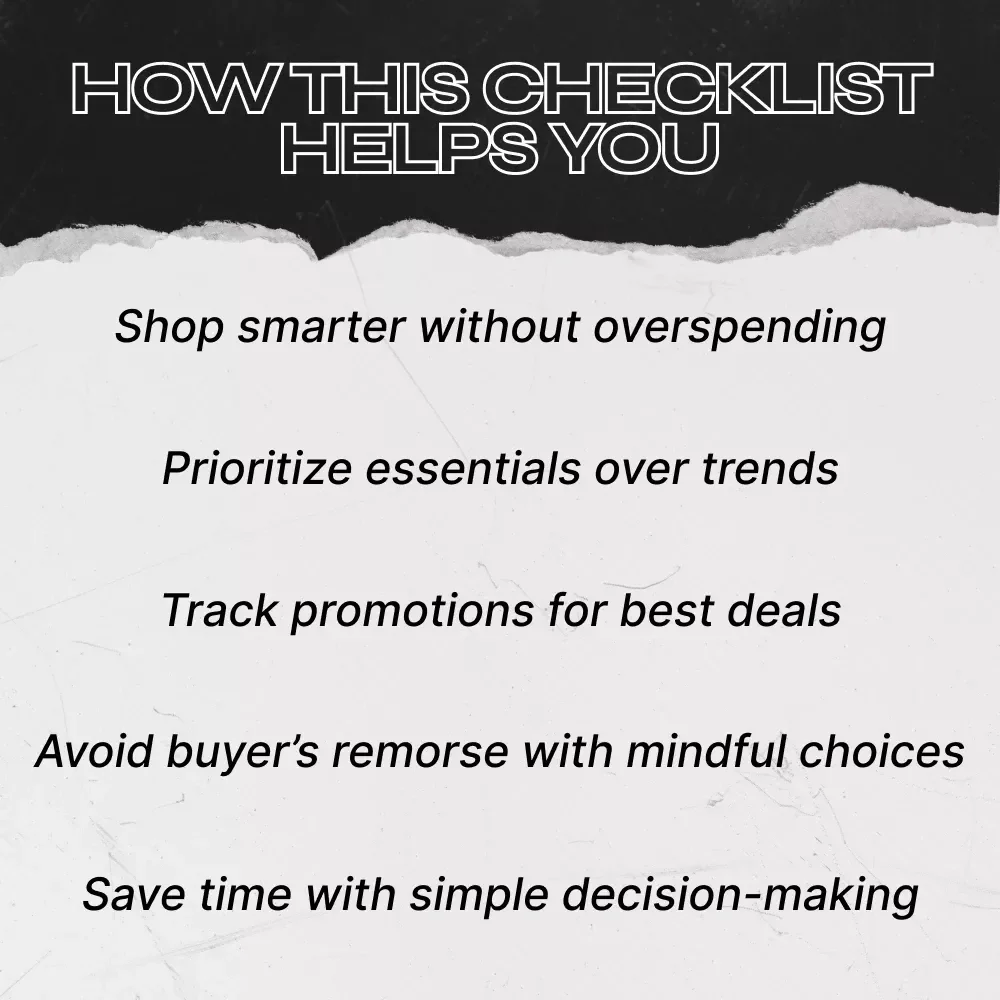 Adidas Impulse Buying Checklist for Smart Shoppers