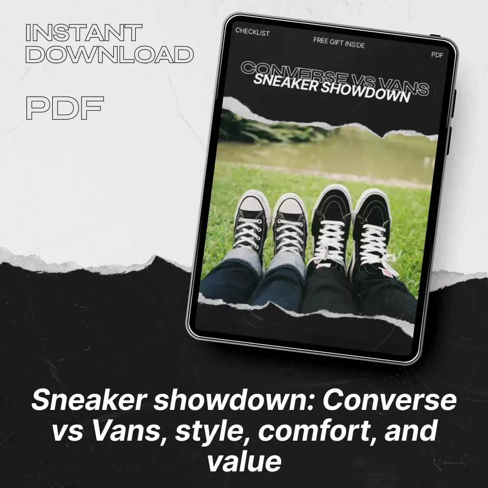 Converse vs Vans Sneaker Showdown: The Ultimate Comparison Checklist for Sneakerheads
