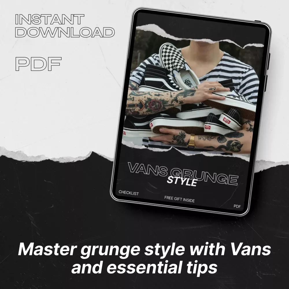 Vans Grunge Style Checklist - Master the Iconic Grunge Look with This Downloadable Guide