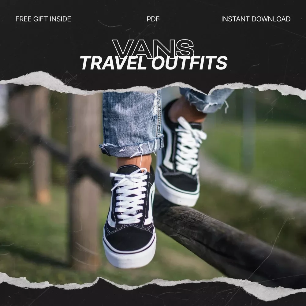 Vans Travel Outfits Checklist – Stylish & Comfy Vans Travel Outfits Digital Download for Effortless Packing & Mix-and-Match Looks
