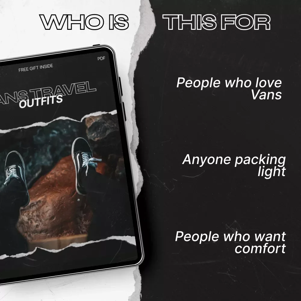 Vans Travel Outfits Checklist – Stylish & Comfy Vans Travel Outfits Digital Download for Effortless Packing & Mix-and-Match Looks