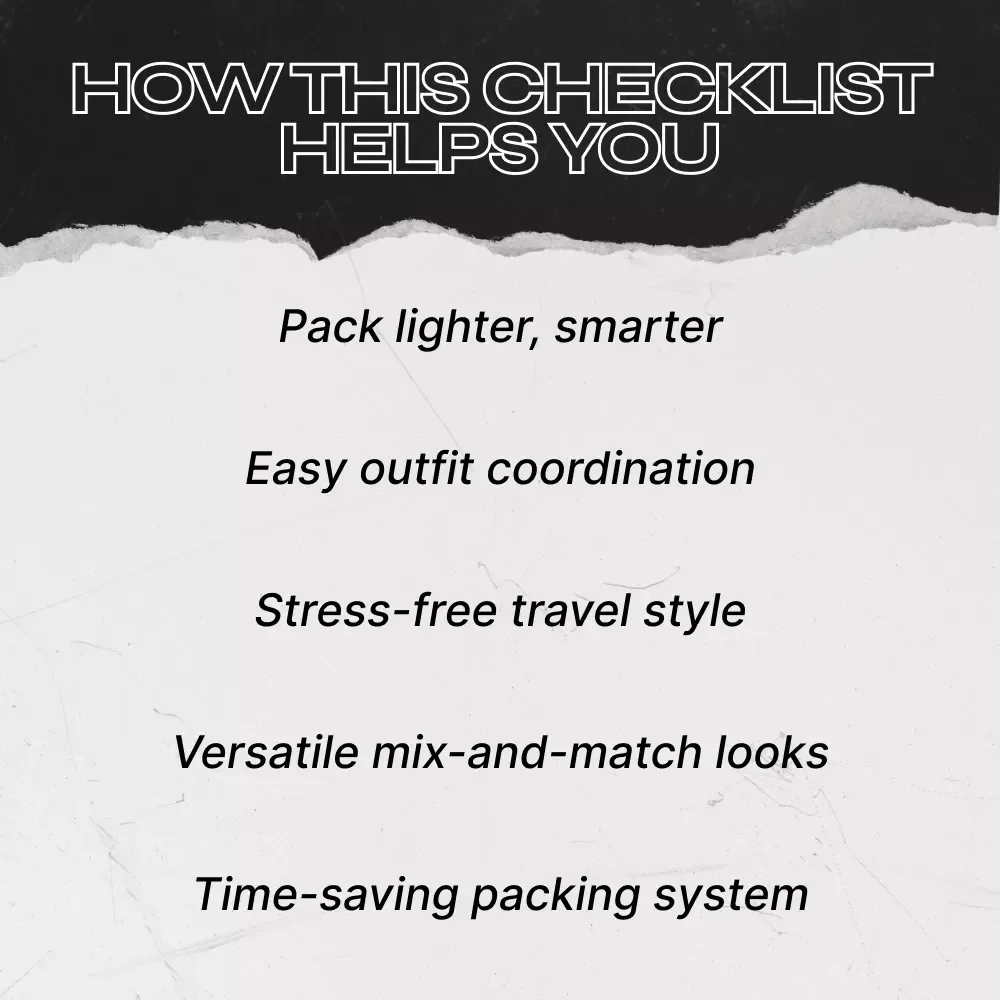Vans Travel Outfits Checklist – Stylish & Comfy Vans Travel Outfits Digital Download for Effortless Packing & Mix-and-Match Looks
