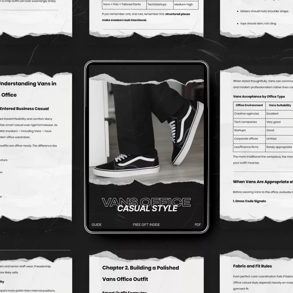 Vans Office Casual Style – The Complete Guide to Mastering vans office casual style for a Polished, Modern Workplace Look