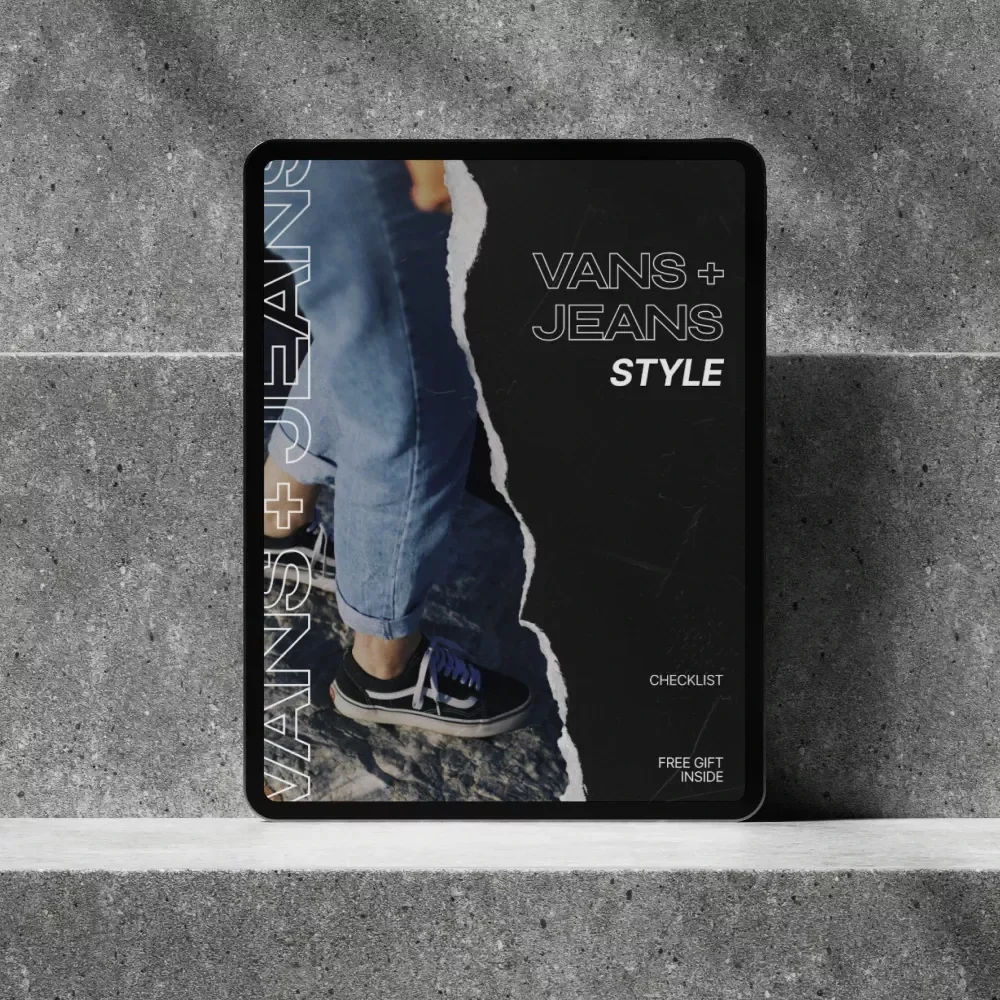 Vans + Jeans Style Guide – The Ultimate Vans with Jeans Style eBook for Effortless Streetwear Outfits & Everyday Looks