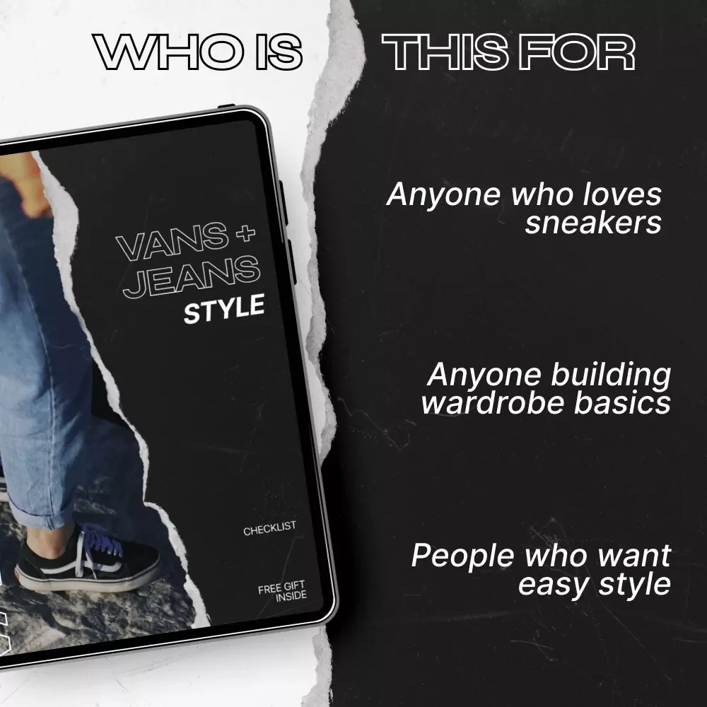 Vans + Jeans Style Guide – The Ultimate Vans with Jeans Style eBook for Effortless Streetwear Outfits & Everyday Looks