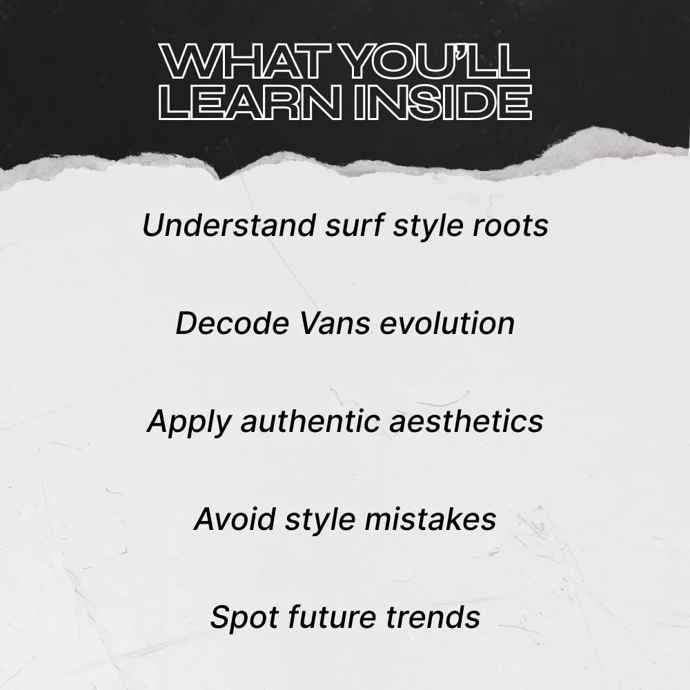 Born by the Board Vans and the Spirit of Surf – The Ultimate Guide to the vans surf culture link, Street Style Evolution & California Influence eBook Digital Download