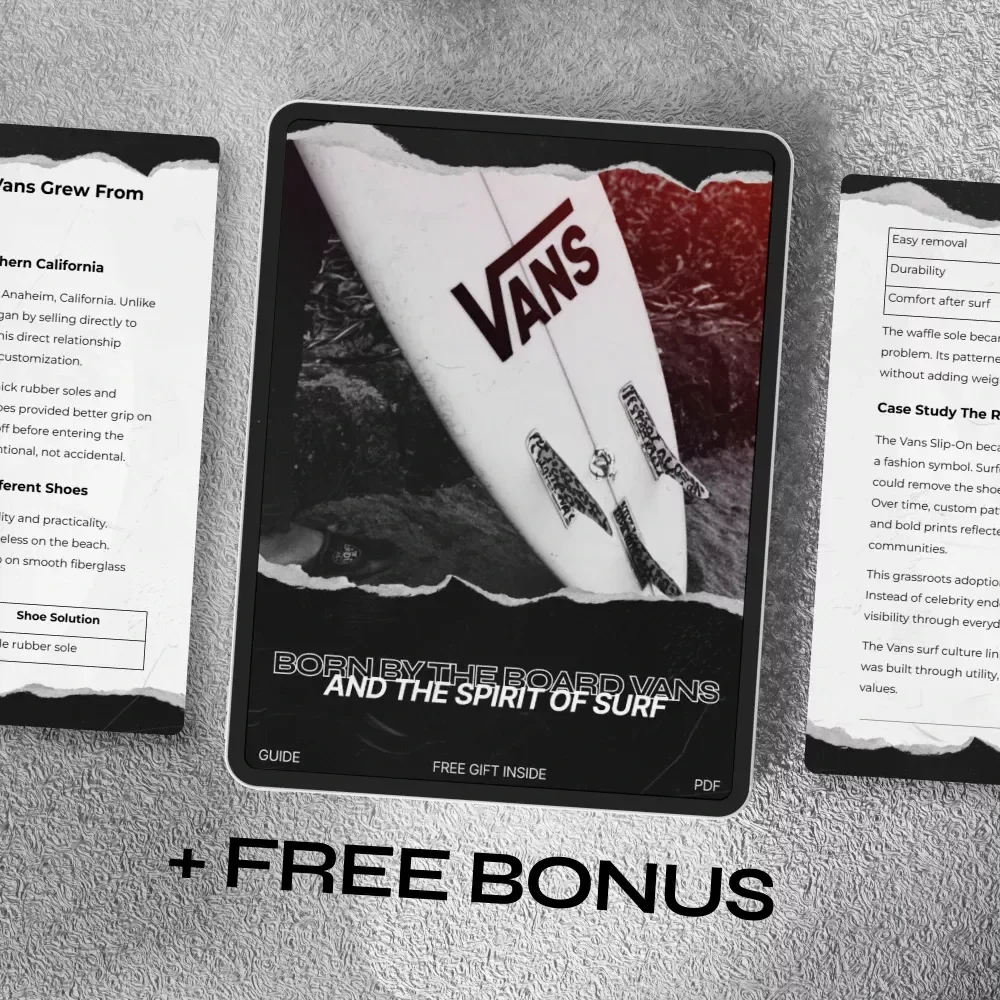 Born by the Board Vans and the Spirit of Surf – The Ultimate Guide to the vans surf culture link, Street Style Evolution & California Influence eBook Digital Download