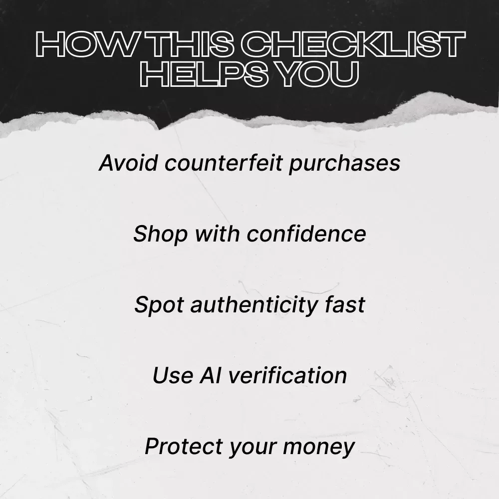 How to Spot Real vs Fake Converse – Printable Checklist Guide for Converse Real vs Fake Signs, Sneaker Authentication Digital Download
