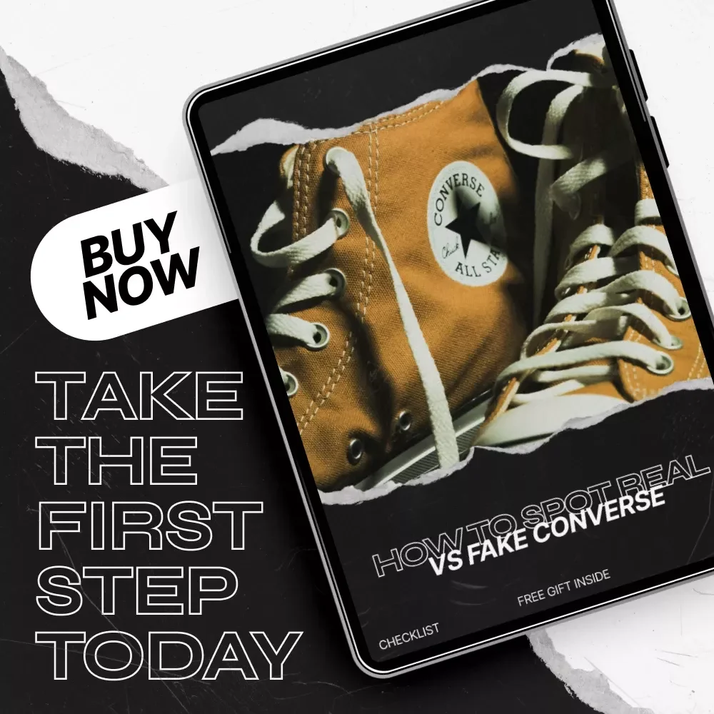 How to Spot Real vs Fake Converse – Printable Checklist Guide for Converse Real vs Fake Signs, Sneaker Authentication Digital Download