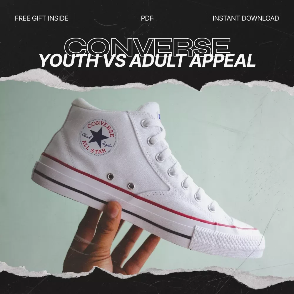 Converse Youth vs Adult Appeal Checklist | Marketing & Style Strategy Guide | Digital Download for Brand Positioning & Audience Targeting