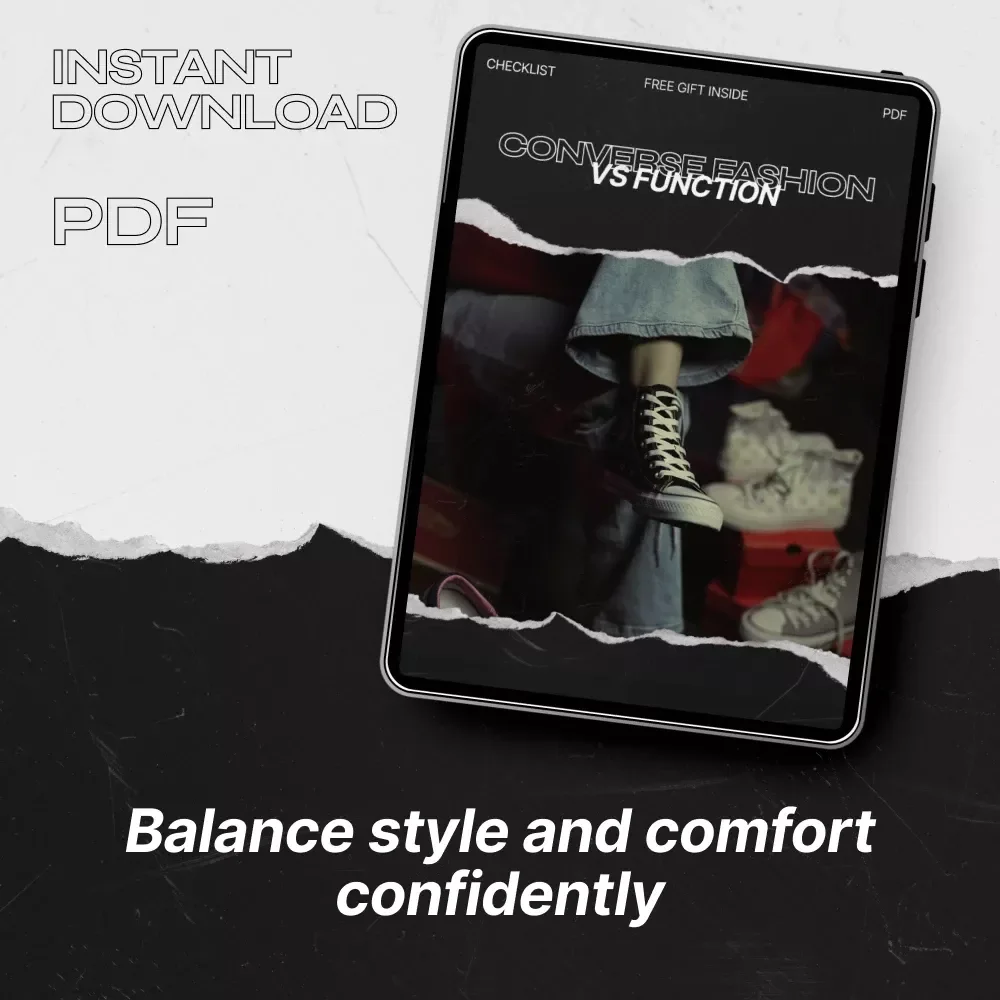 Converse Fashion vs Function Checklist – Ultimate Style & Comfort Guide with Converse Fashion vs Function Image Fit Formula for Smart Sneaker Lovers