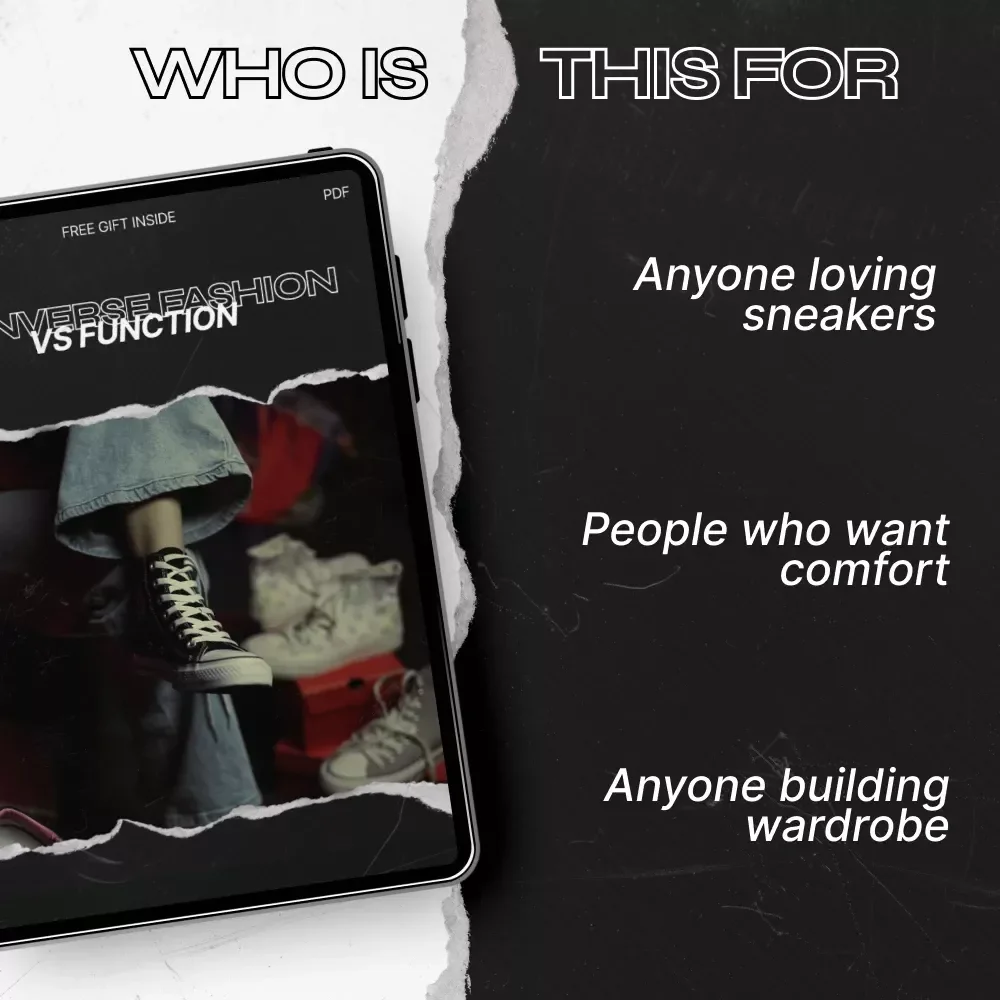 Converse Fashion vs Function Checklist – Ultimate Style & Comfort Guide with Converse Fashion vs Function Image Fit Formula for Smart Sneaker Lovers