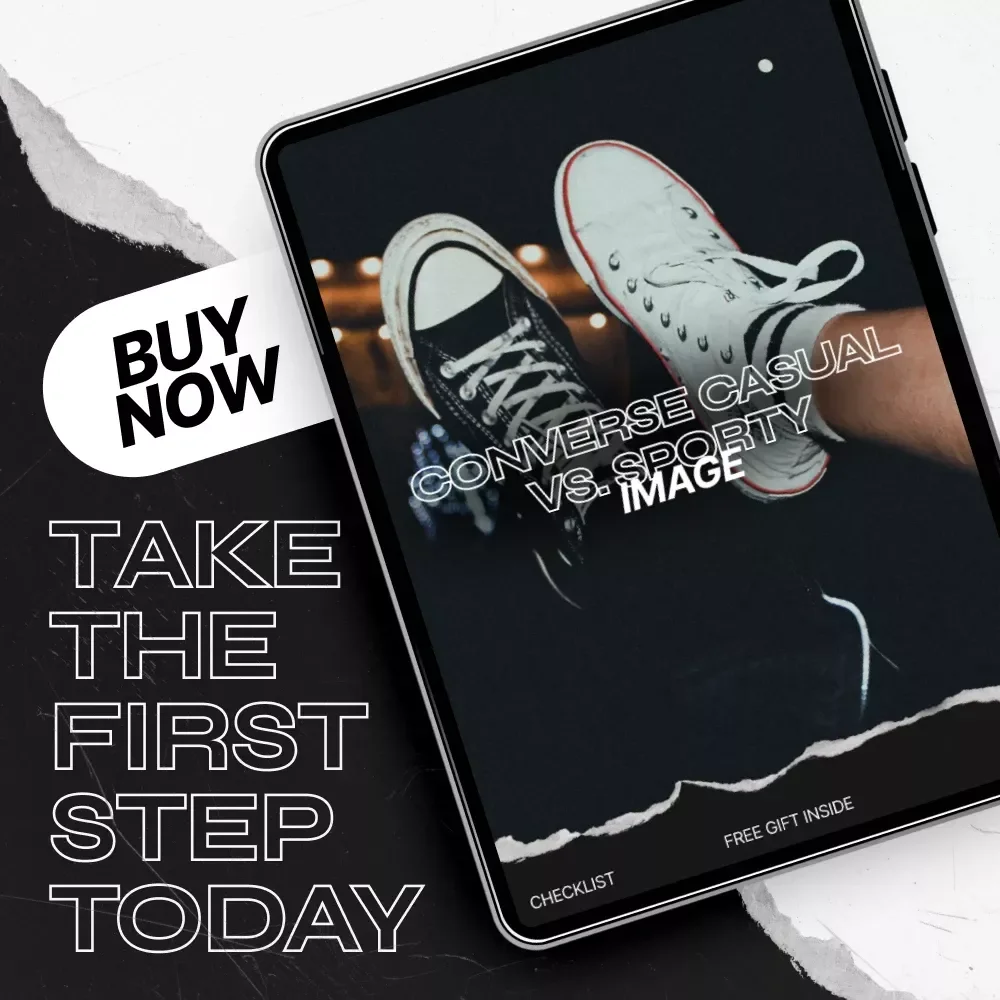 Converse Casual vs. Sporty Image Checklist – Ultimate Style Guide for Defining Your Signature Look | converse casual vs sporty image Digital Download