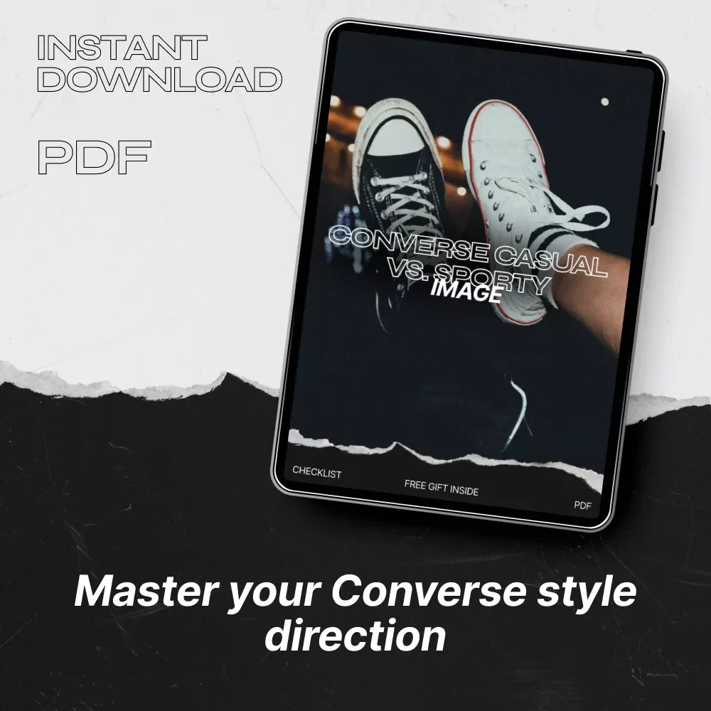 Converse Casual vs. Sporty Image Checklist – Ultimate Style Guide for Defining Your Signature Look | converse casual vs sporty image Digital Download