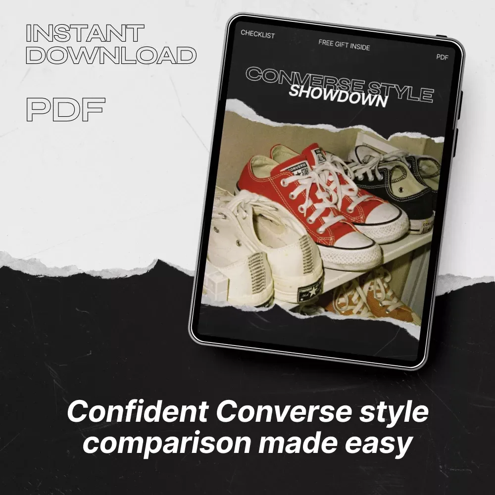 Converse Style Showdown – Ultimate Converse Style Comparison Checklist for Choosing Your Perfect Pair, Outfit Planning & Trend Matching Digital Download