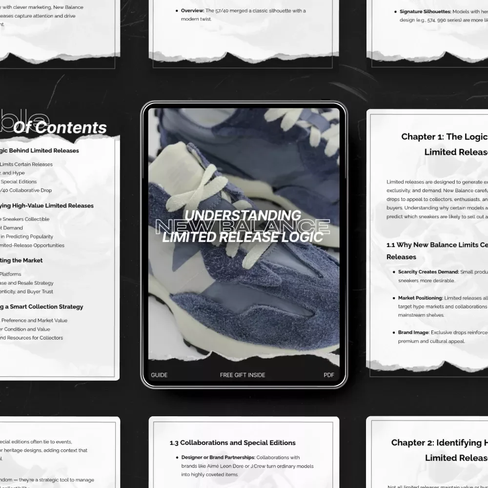 Understanding New Balance Limited Release Logic - Ultimate Sneaker Collector's Guide eBook