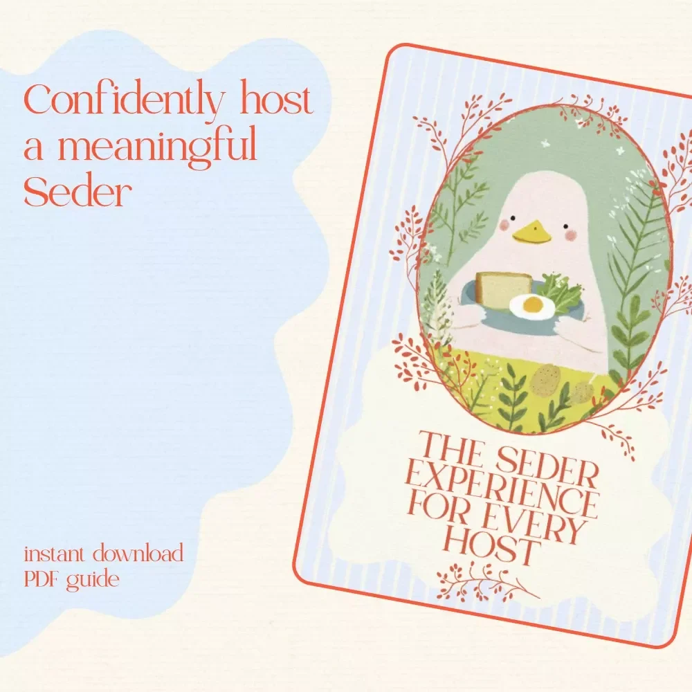The Seder Experience for Every Host – Complete Guide on how to host a seder meal | Passover Hosting Checklist & Planning eBook