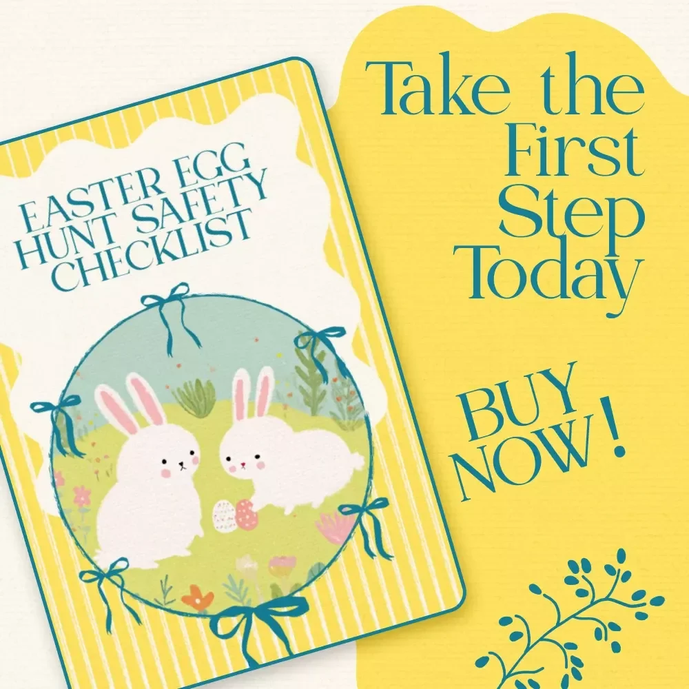 Easter Egg Hunt Safety Checklist – Printable Easter Egg Hunt Safety Tips Guide for Families, Schools & Church Events – Instant Digital Download TYPE