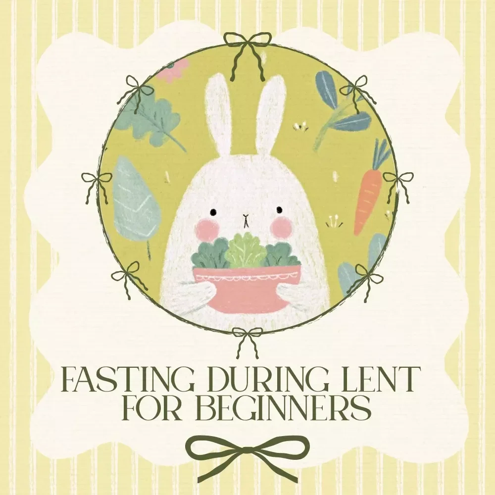 Fasting During Lent for Beginners – Catholic Lenten eBook Guide | how to fast during lent for beginners Step-by-Step Plan & Printable Friendly Digital Download