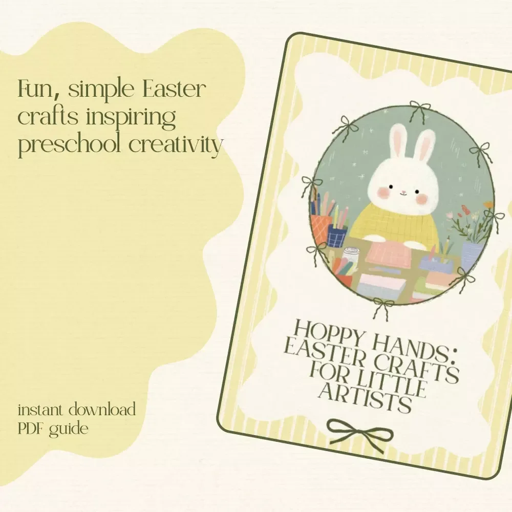 Hoppy Hands: Easter Crafts for Little Artists – Fun & Easy Easter Crafts for Preschoolers eBook | Printable DIY Spring Activities & Creative Play Guide