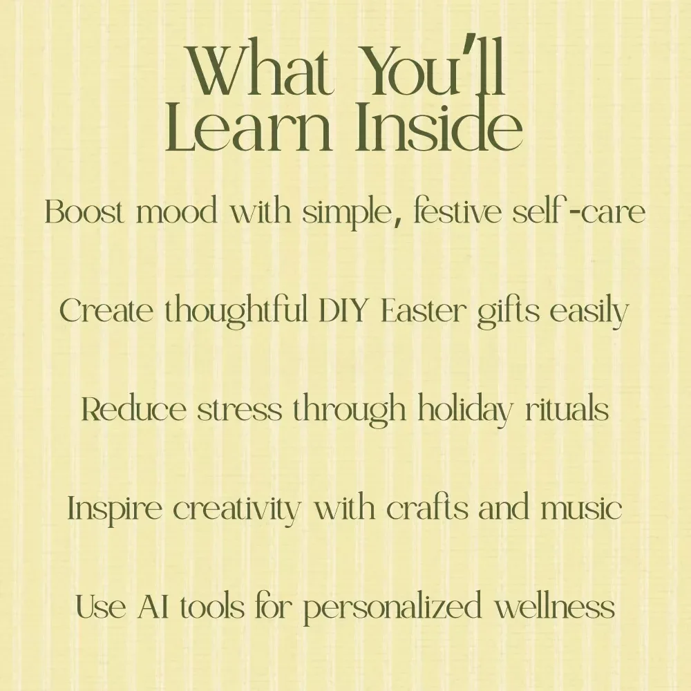 Hoppy Yourself Happy: Creative Easter Self-Care Gift Ideas – Easter Self Care Gift Ideas eBook for Mindful DIY, Relaxation, and Personalized Wellness