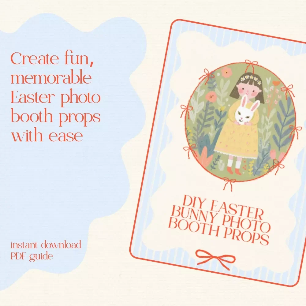 DIY Easter Bunny Photo Booth Props Guide - Create Fun Easter Memories with Crafty Photo Booth Ideas
