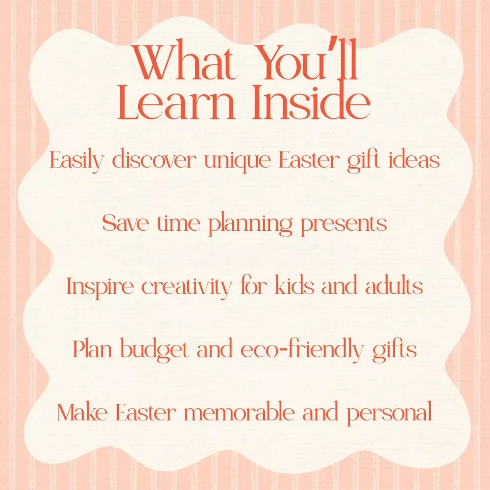 Beyond Chocolate: Creative Easter Gifting Without Candy – Unique Easter Gifting Without Candy Ideas eBook