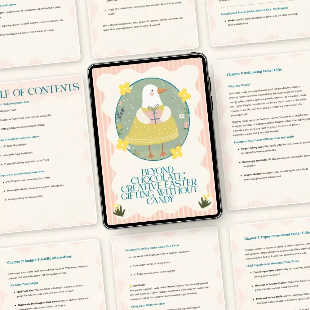 Beyond Chocolate: Creative Easter Gifting Without Candy – Unique Easter Gifting Without Candy Ideas eBook