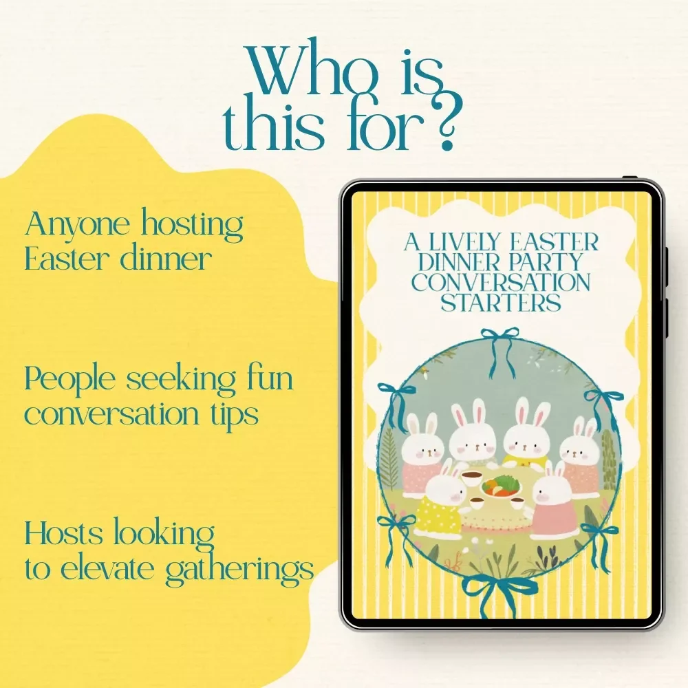 A Lively Easter Dinner Party Conversation Starters Checklist – Fun & Engaging Ideas for Your Easter Gathering