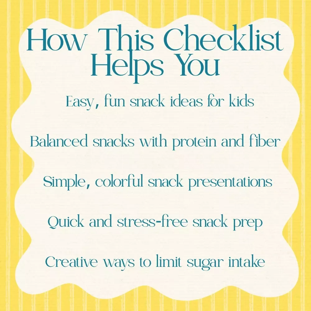 Smart and Fun Healthy Easter Snack Plan for Kids - Printable Checklist