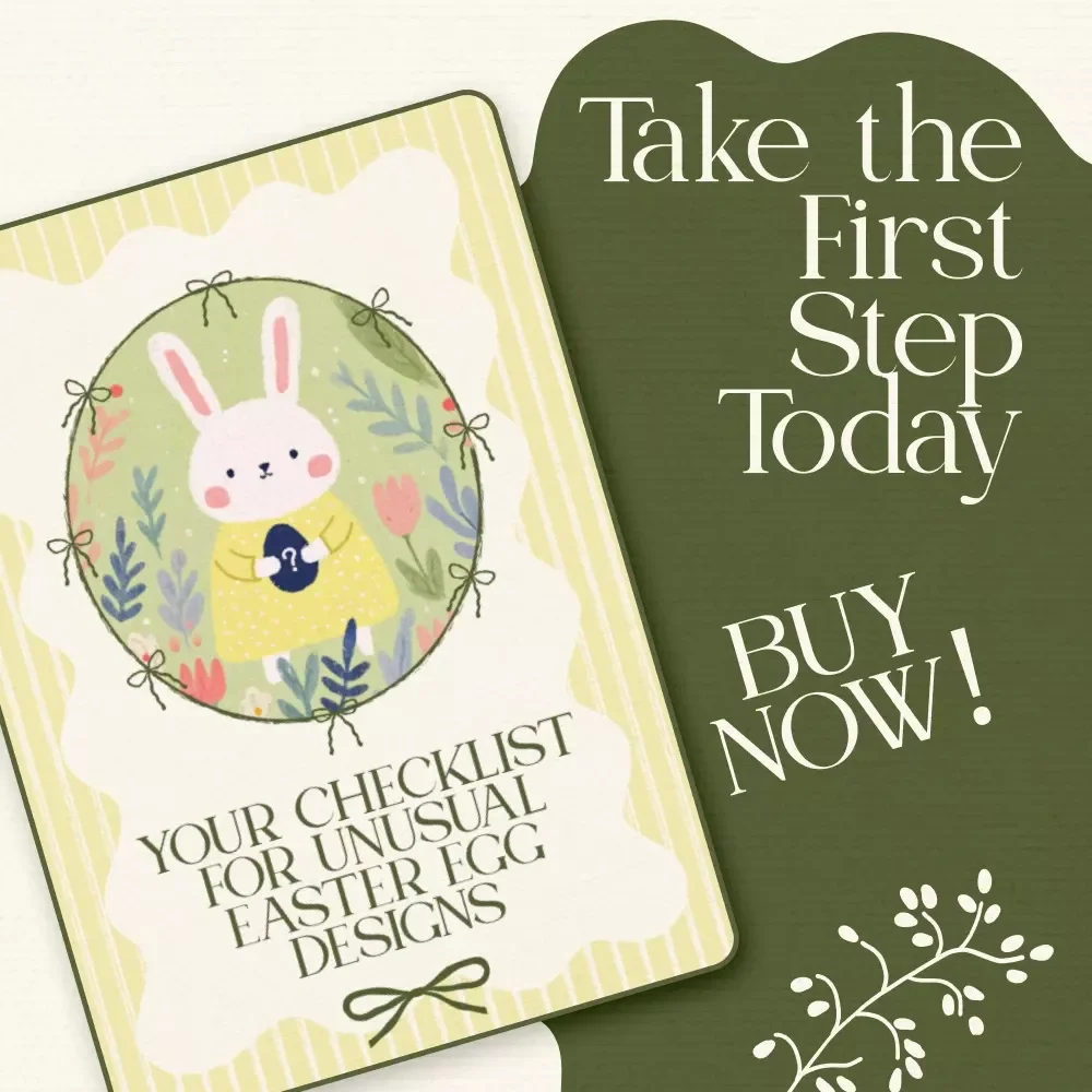 Your Checklist for Unusual Easter Egg Designs – Creative DIY Guide for Unique & Artistic Holiday Decor | Printable Digital Download