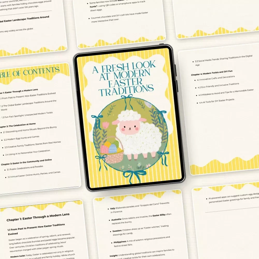A Fresh Look at Modern Easter Traditions – Complete Guide to Modern Easter Traditions, Family Celebration Ideas, DIY Crafts & Digital Age Inspiration