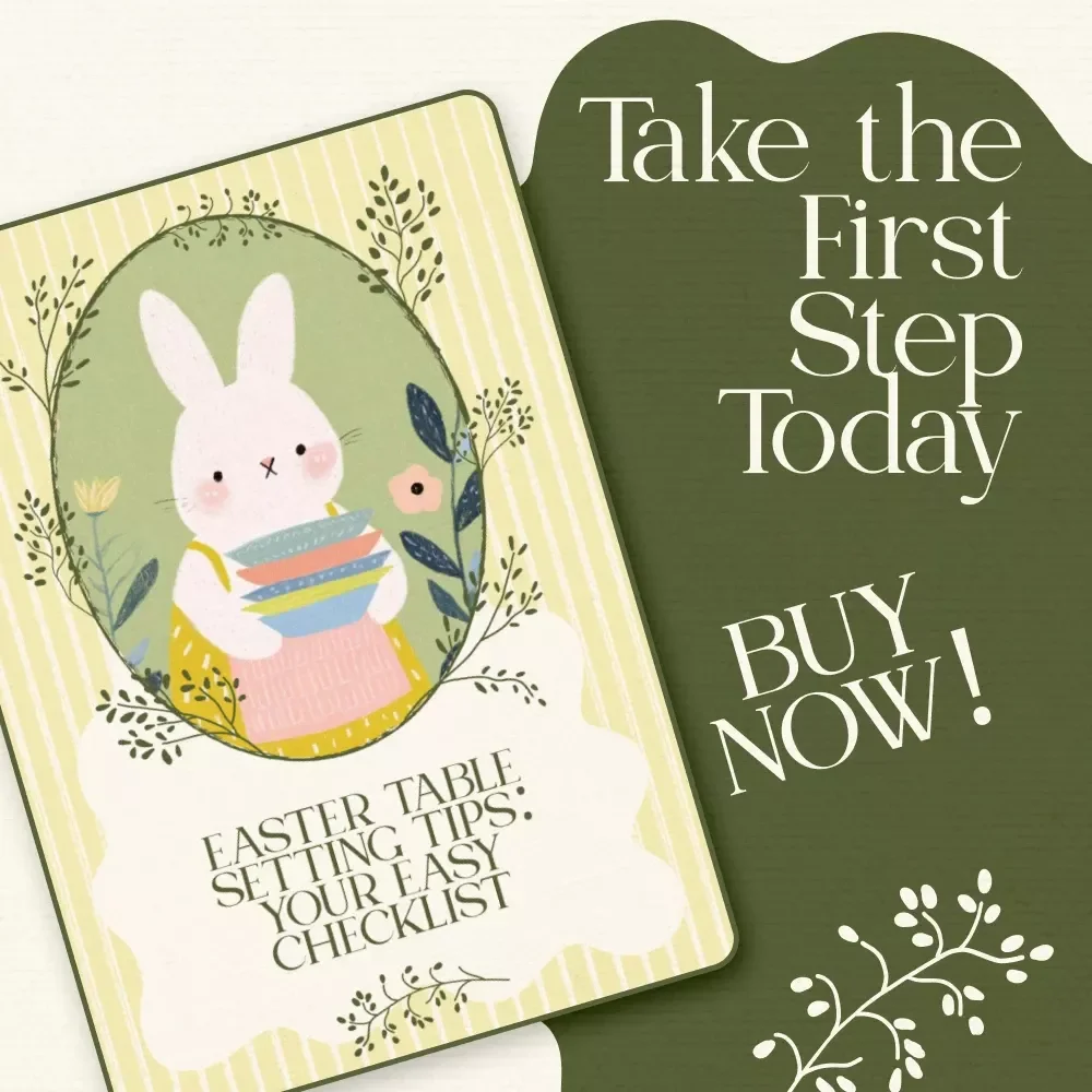 Easter Table Setting Tips: Your Easy Checklist – Printable Easter Table Decor Guide, Spring Tablescape Planner, Easter Hosting Checklist, Instant Digital Download