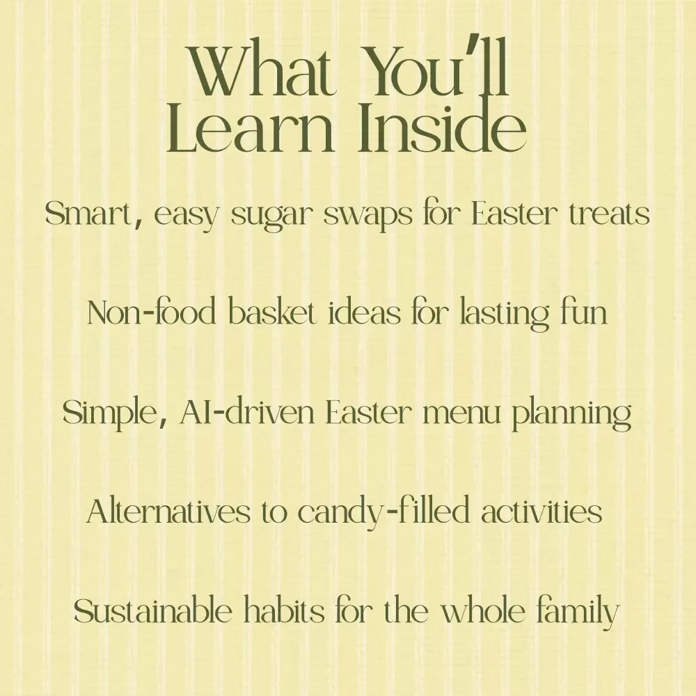 A Joyful Sugar Free Easter That Still Feels Magical | Easter Guide for a Sugar-Free Holiday
