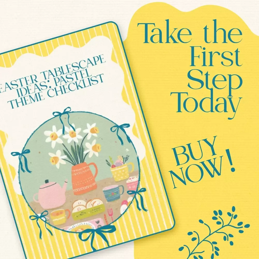 Easter Tablescape Ideas: Pastel Theme Checklist – Elegant Spring Easter Tablescape Ideas Pastel Theme Digital Download for a Beautiful Holiday Table
