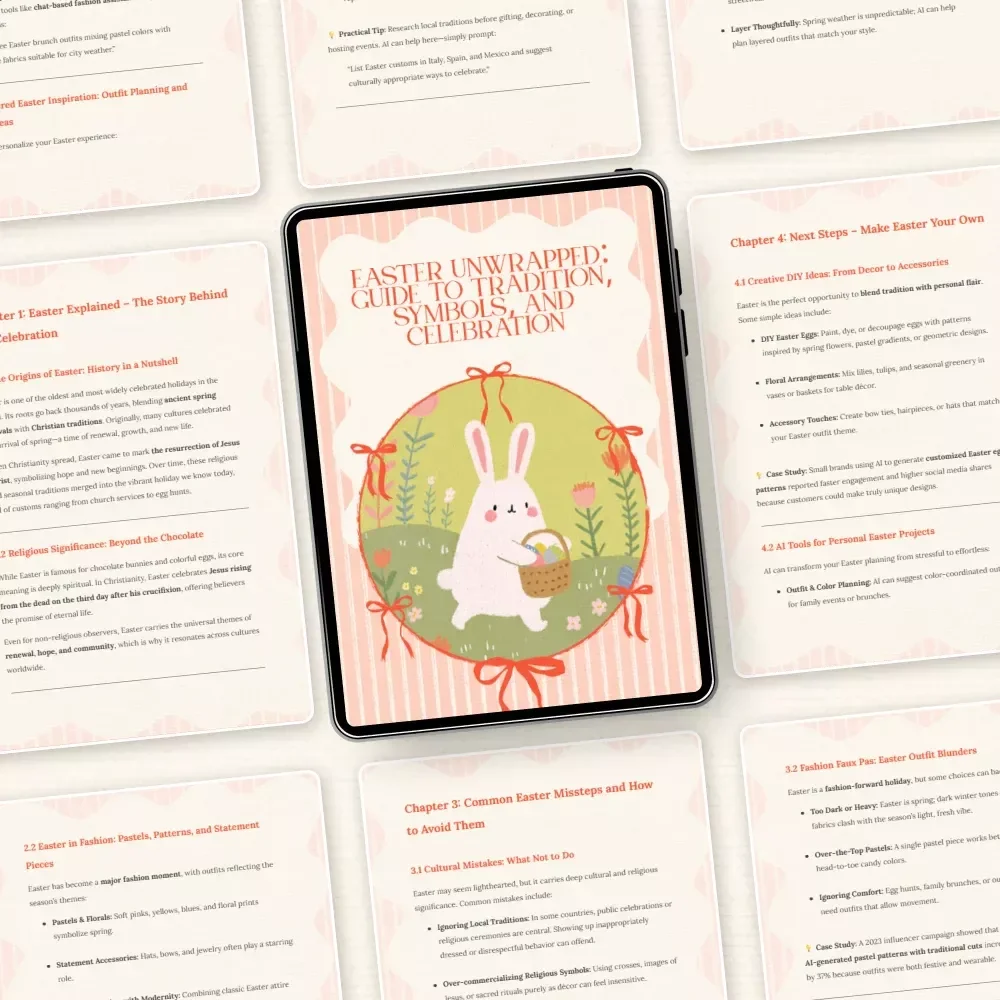 Easter Unwrapped: Guide to Tradition, Symbols, and Celebration – Why We Celebrate Easter Explained Digital Download, Easter Traditions & Meaning eBook
