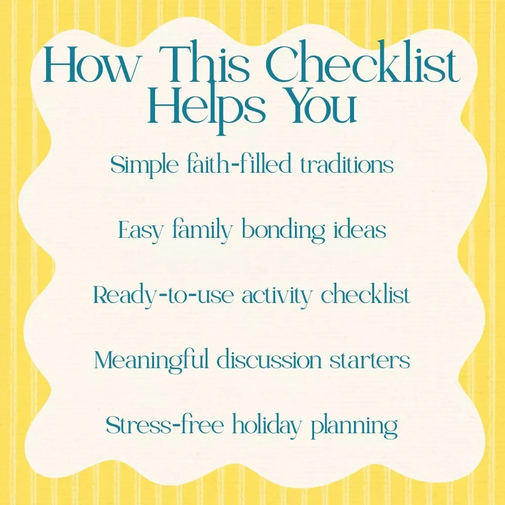 Palm Sunday Together – Palm Sunday Activities for Families Checklist, Christian Family Tradition Planner, Holy Week Printable Digital Download