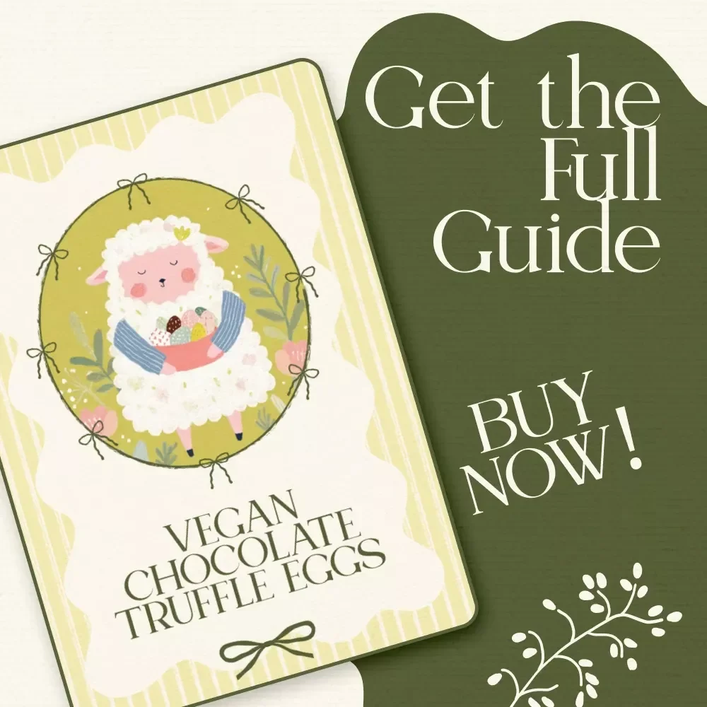 Vegan Chocolate Truffle Eggs - Easter Guide, eBook, and Recipe Checklist