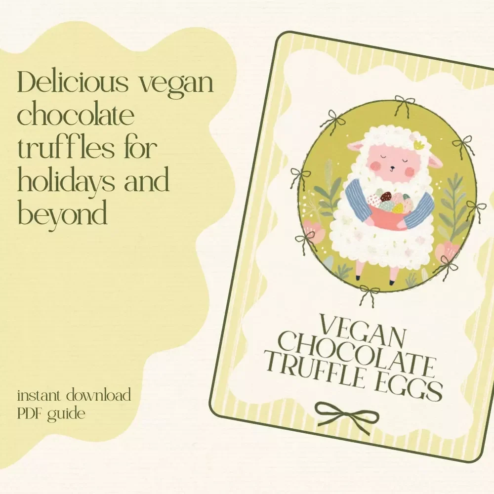 Vegan Chocolate Truffle Eggs - Easter Guide, eBook, and Recipe Checklist