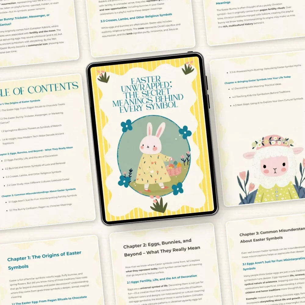 Easter Unwrapped: The Secret Meanings Behind Every Symbol – Complete Guide to Easter Symbol Meanings Explained, Eggs, Bunny, Religious & Cultural Traditions Digital Download