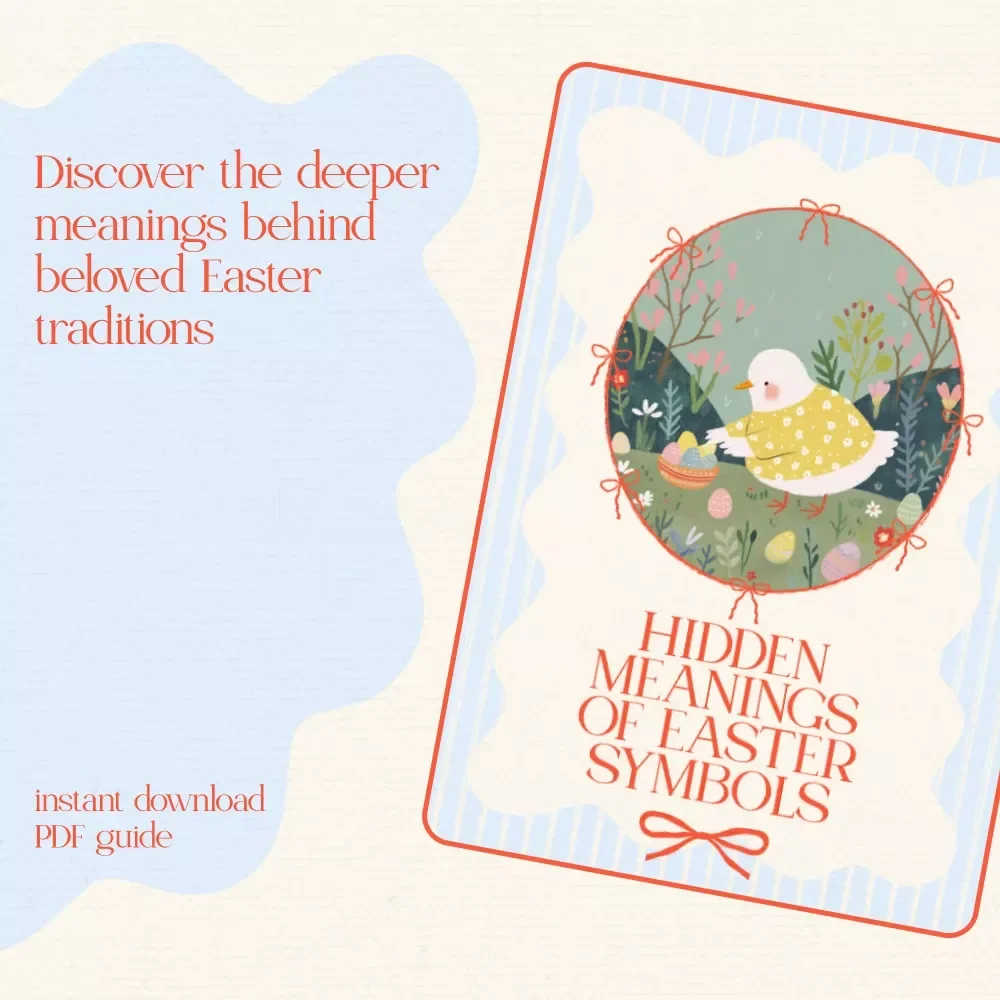 Hidden Meanings of Easter Symbols – Traditional Easter Symbols Explained Guide, Christian Holiday Symbolism eBook, Printable Easter Study & Celebration Resource
