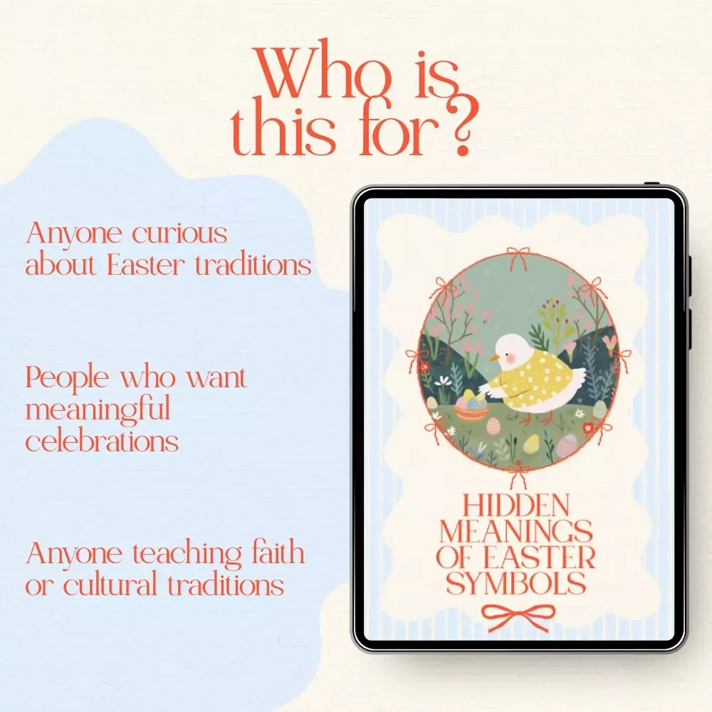 Hidden Meanings of Easter Symbols – Traditional Easter Symbols Explained Guide, Christian Holiday Symbolism eBook, Printable Easter Study & Celebration Resource