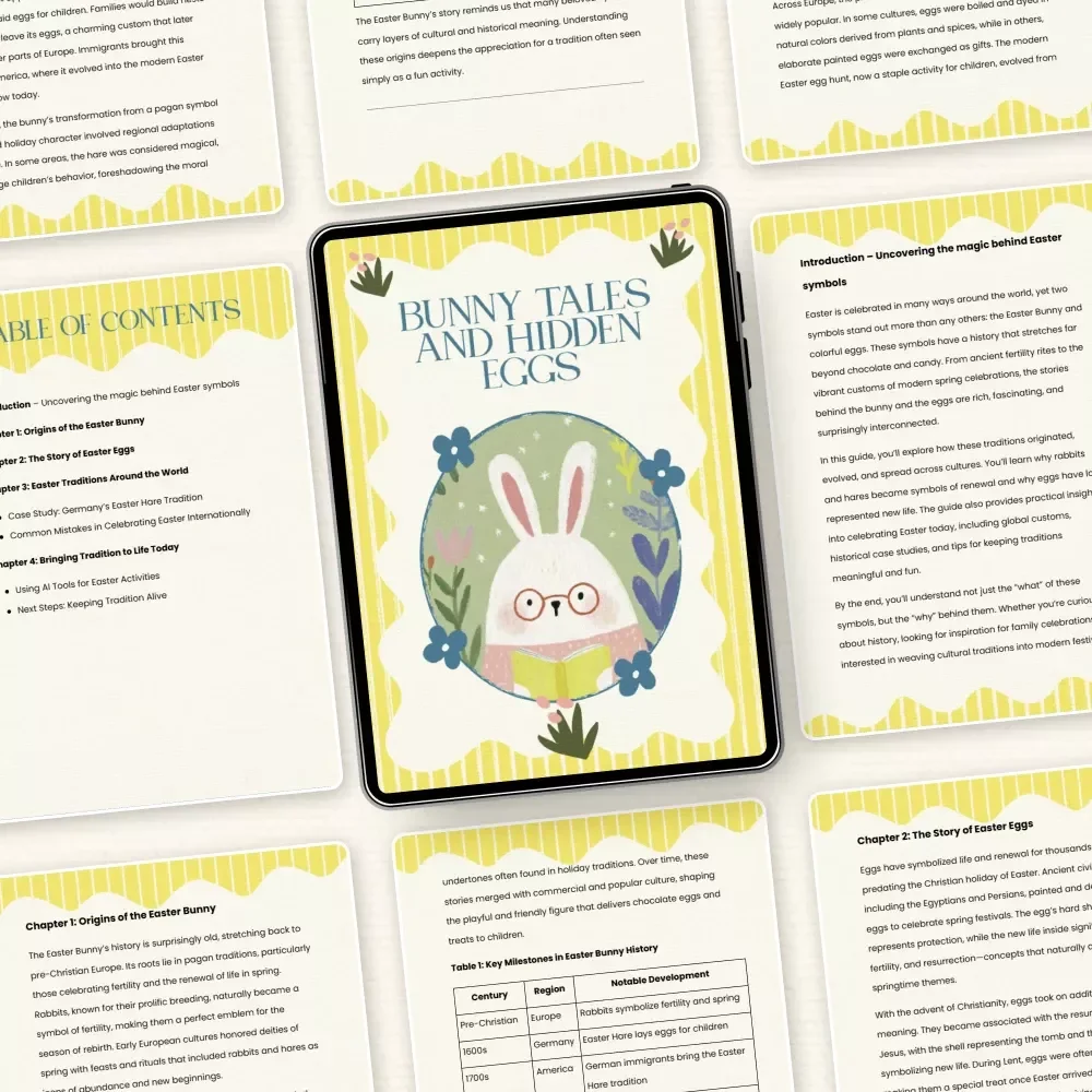 Bunny Tales and Hidden Eggs: A Complete Guide to the History of the Easter Bunny and Eggs, Global Traditions & Modern Celebrations